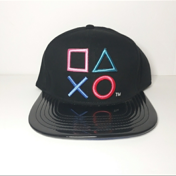 Sony Other - Playstation One Size Fits Most Shiny Brim SnapBack